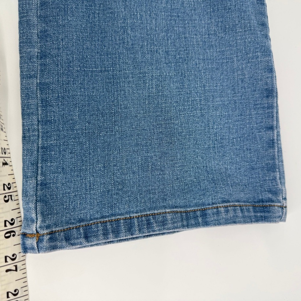 Princess Highway Floral Embroidered Wide Leg Jeans Womens 6 Blue Excellent Boho - Picture 7 of 10